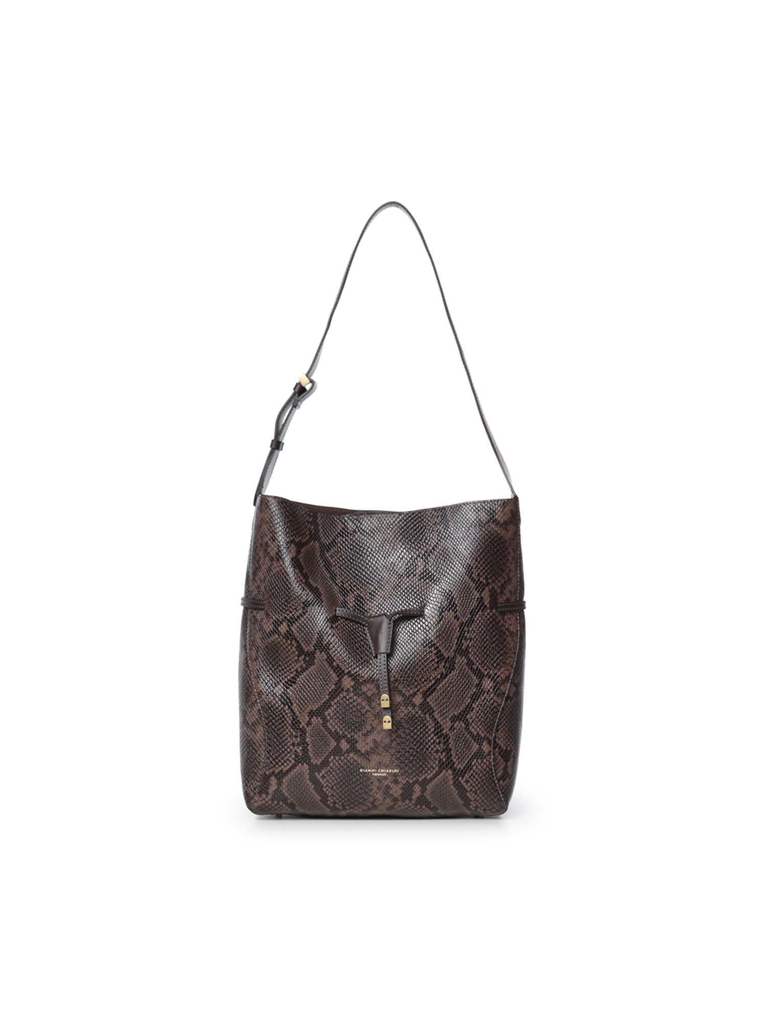 Borsa a spalla Sienna in pelle stampa pitone BS12597 2107 GIANNI CHIARINI 