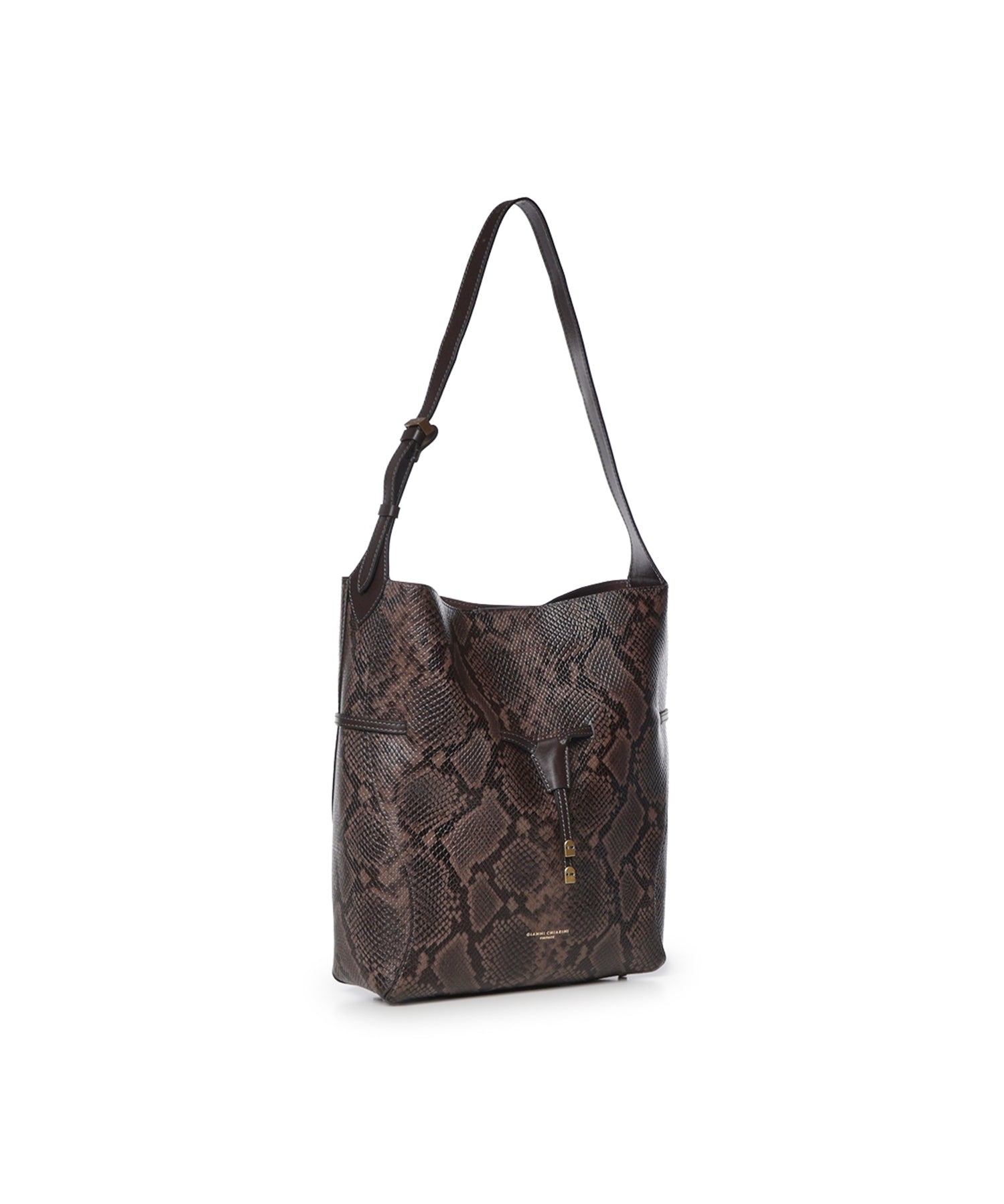 Borsa a spalla Sienna in pelle stampa pitone BS12597 2107 GIANNI CHIARINI 