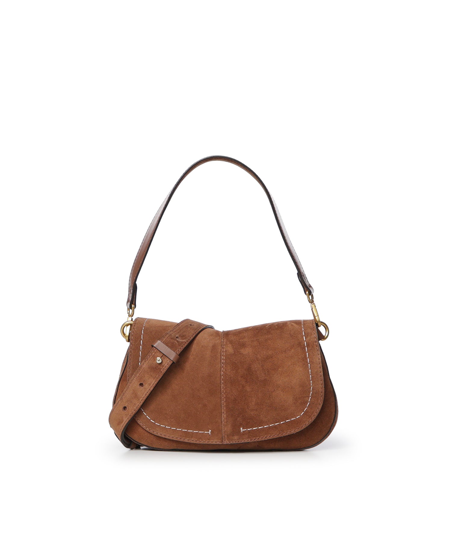 Borsa a spalla Helena Round in suede BS12618 099 GIANNI CHIARINI 