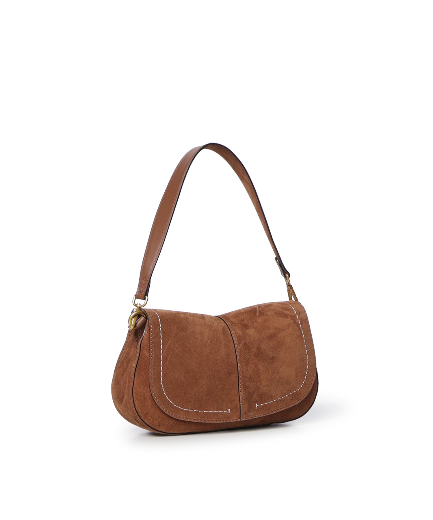 Borsa a spalla Helena Round in suede BS12618 099 GIANNI CHIARINI 