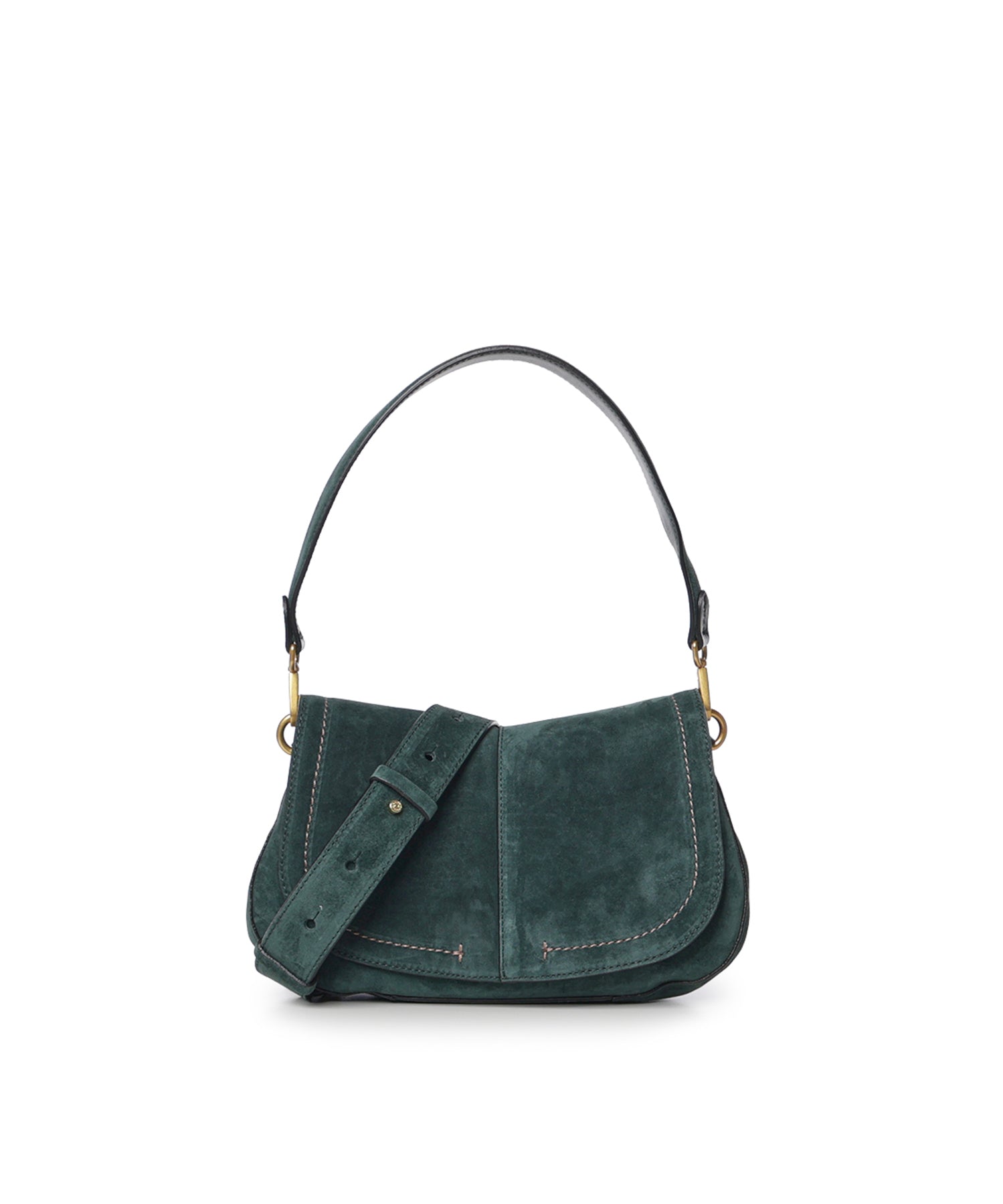 Borsa a spalla Helena Round in suede BS12618 14603 GIANNI CHIARINI 