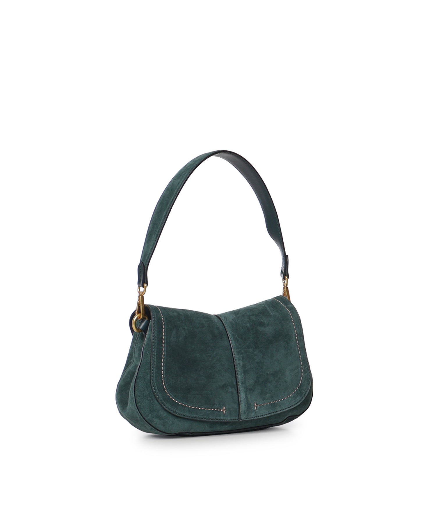 Borsa a spalla Helena Round in suede BS12618 14603 GIANNI CHIARINI 