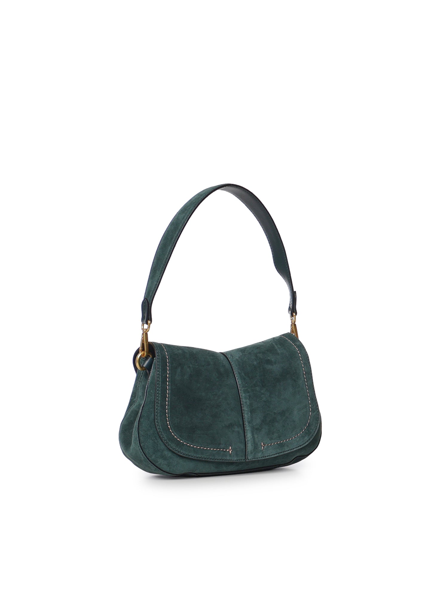 Borsa a spalla Helena Round in suede BS12618 14603 GIANNI CHIARINI 