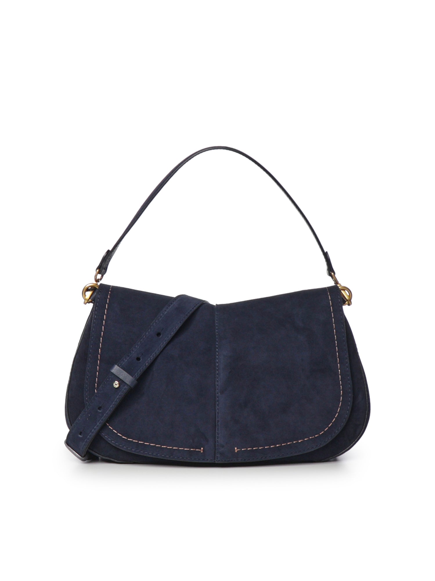 Borsa a spalla Helena Round in suede BS12619 14596 GIANNI CHIARINI 