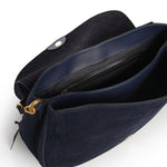 Borsa a spalla Helena Round in suede BS12619 14596 GIANNI CHIARINI 