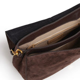 Borsa a spalla Helena Round in suede BS12619 974 GIANNI CHIARINI 
