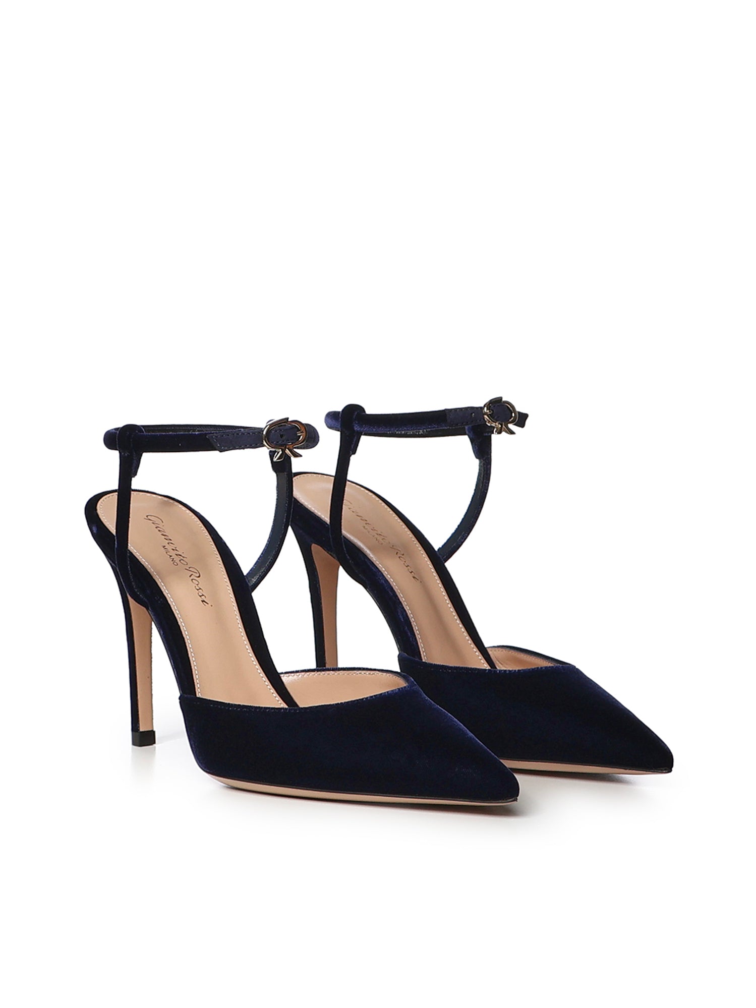 Pumps in velluto G95611 95RICDENI GIANVITO ROSSI 