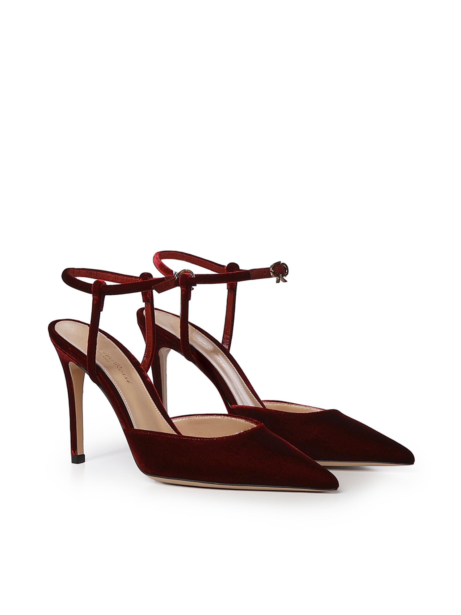 Pumps in velluto G95611 95RICSYRA GIANVITO ROSSI 