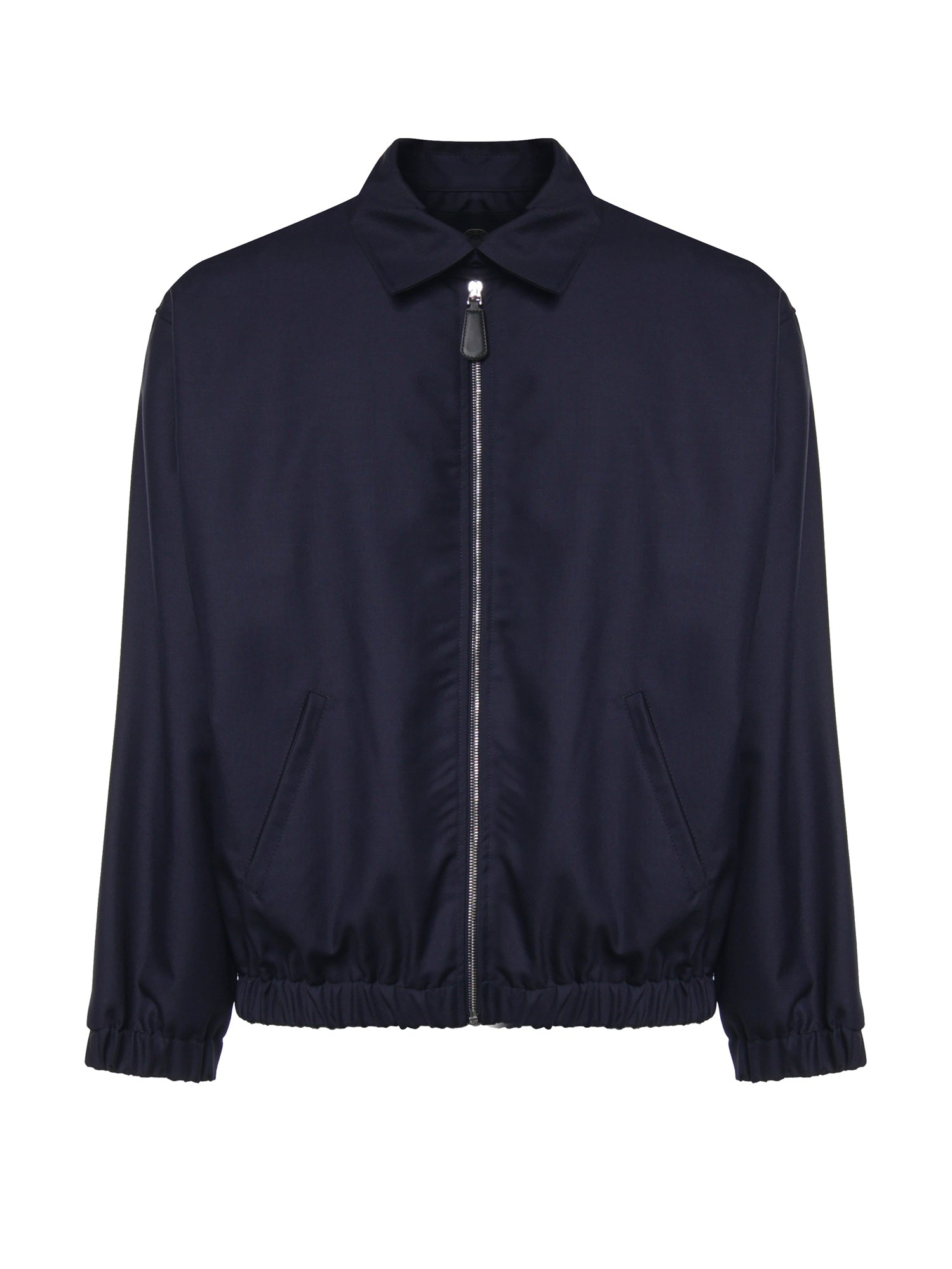 Bomber Asher in misto lana ASHER BLU GIULIANO GALIANO 