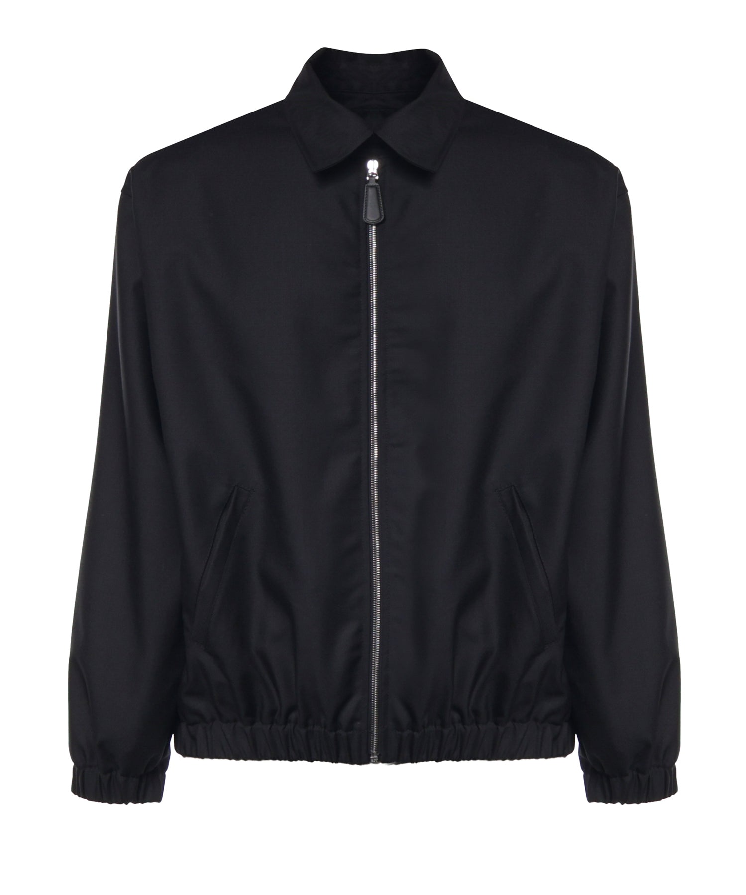 Bomber Asher in misto lana ASHER NERO GIULIANO GALIANO 