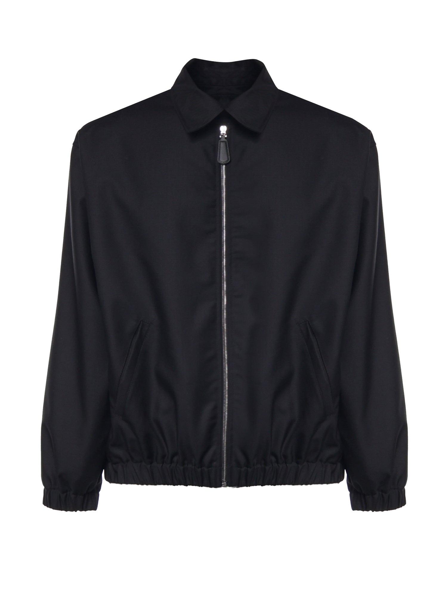Bomber Asher in misto lana ASHER NERO GIULIANO GALIANO 