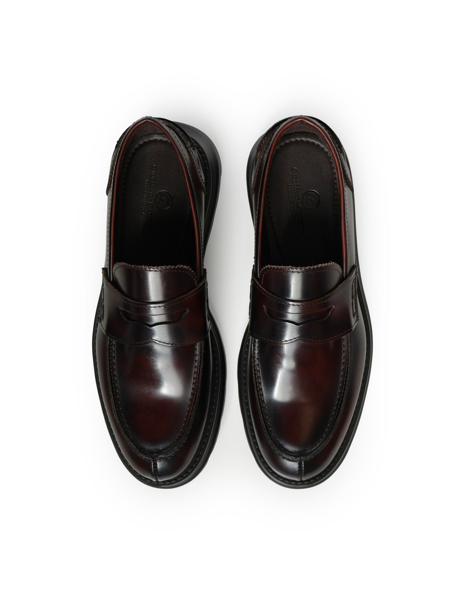 Mocassini Bryan in pelle BRYAN ABRASIVATOCOGNAC GIULIANO GALIANO 