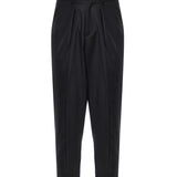 Pantalone Hans in misto lana HANS NERO GIULIANO GALIANO 