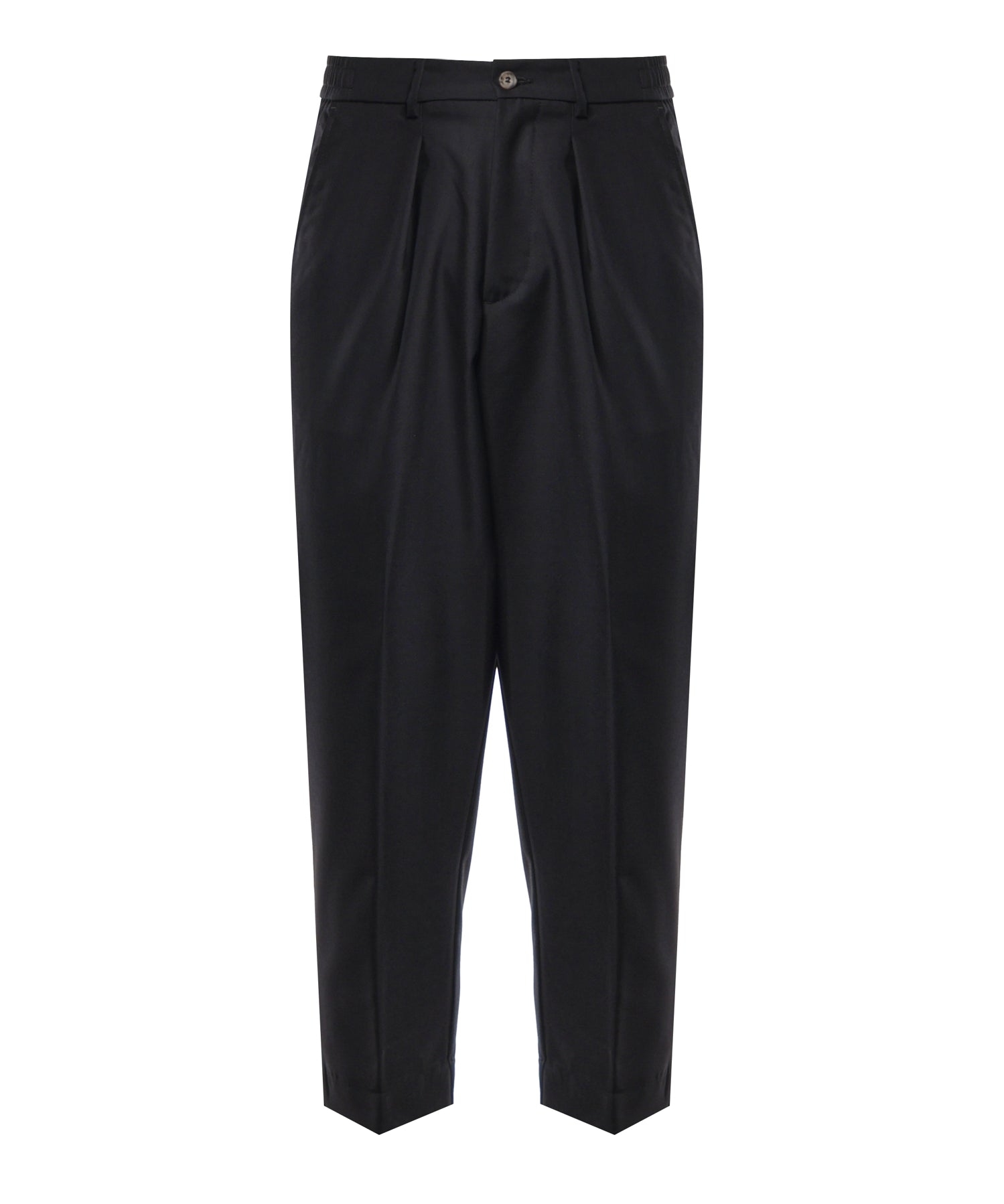 Pantalone Hans in misto lana HANS NERO GIULIANO GALIANO 