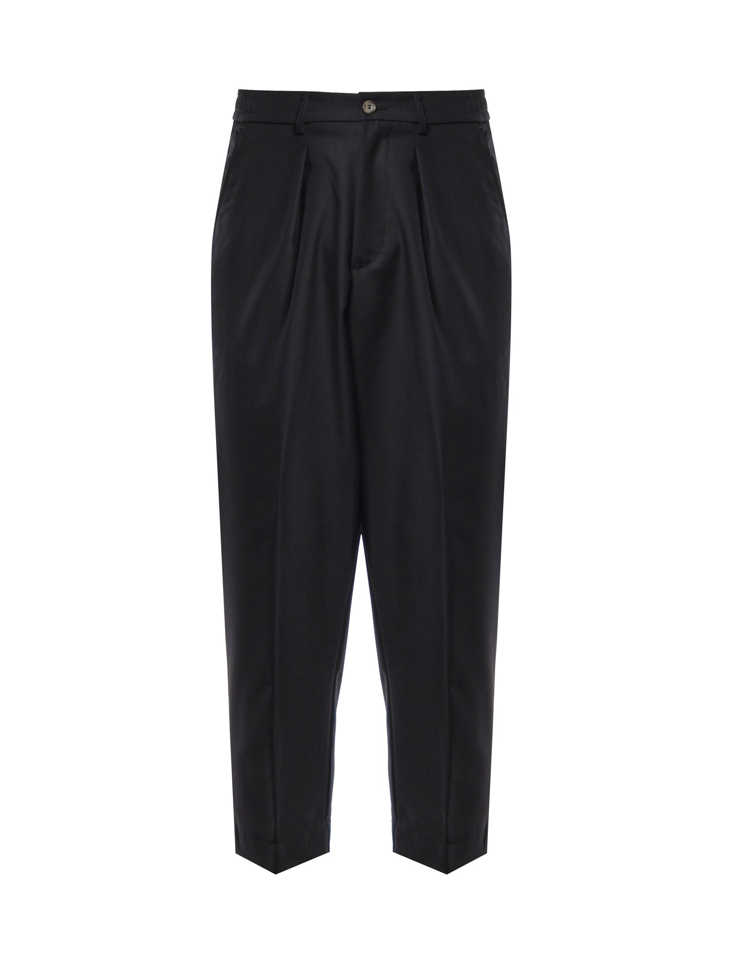 Pantalone Hans in misto lana HANS NERO GIULIANO GALIANO 
