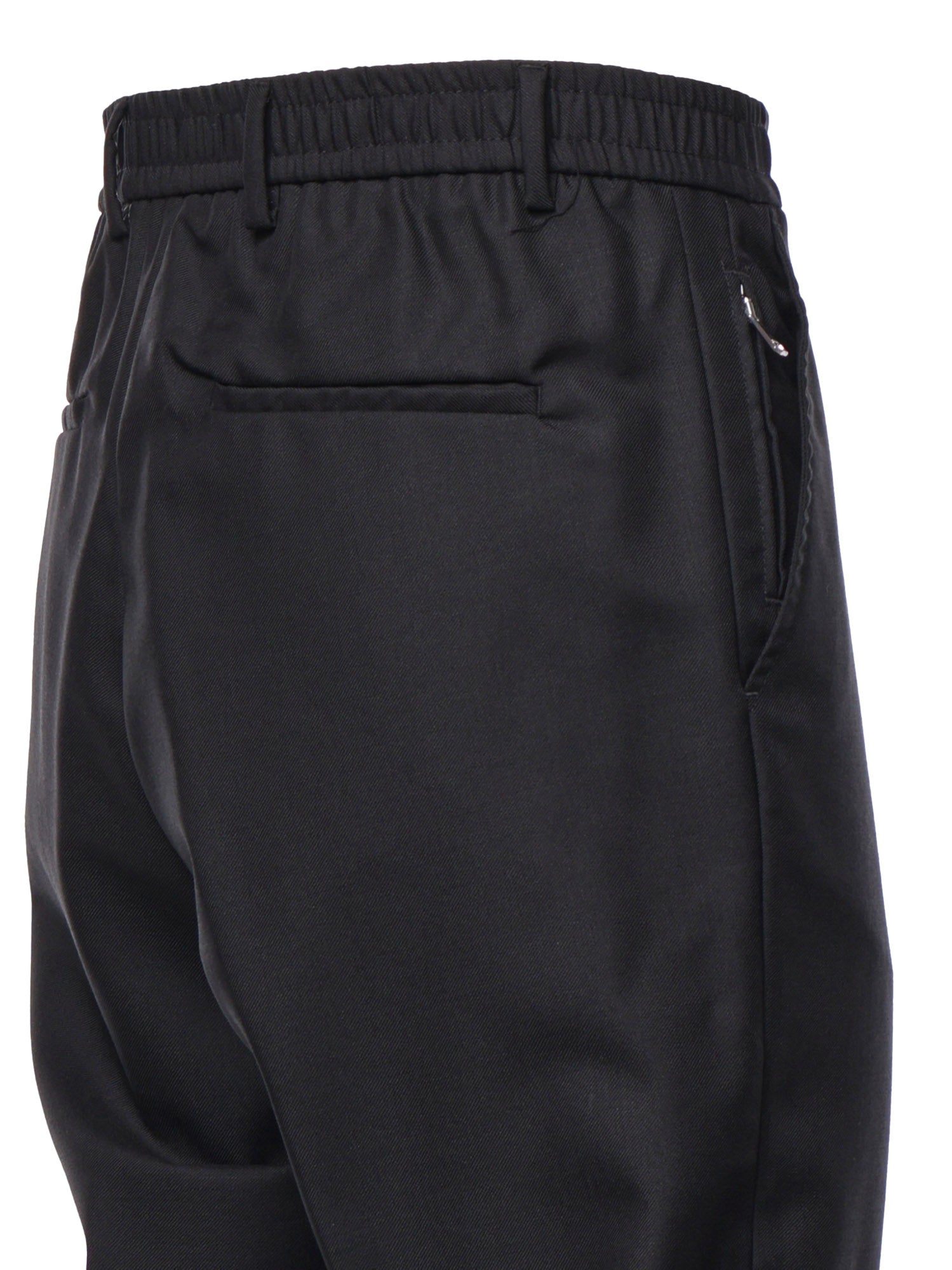 Pantalone Hans in misto lana HANS NERO GIULIANO GALIANO 