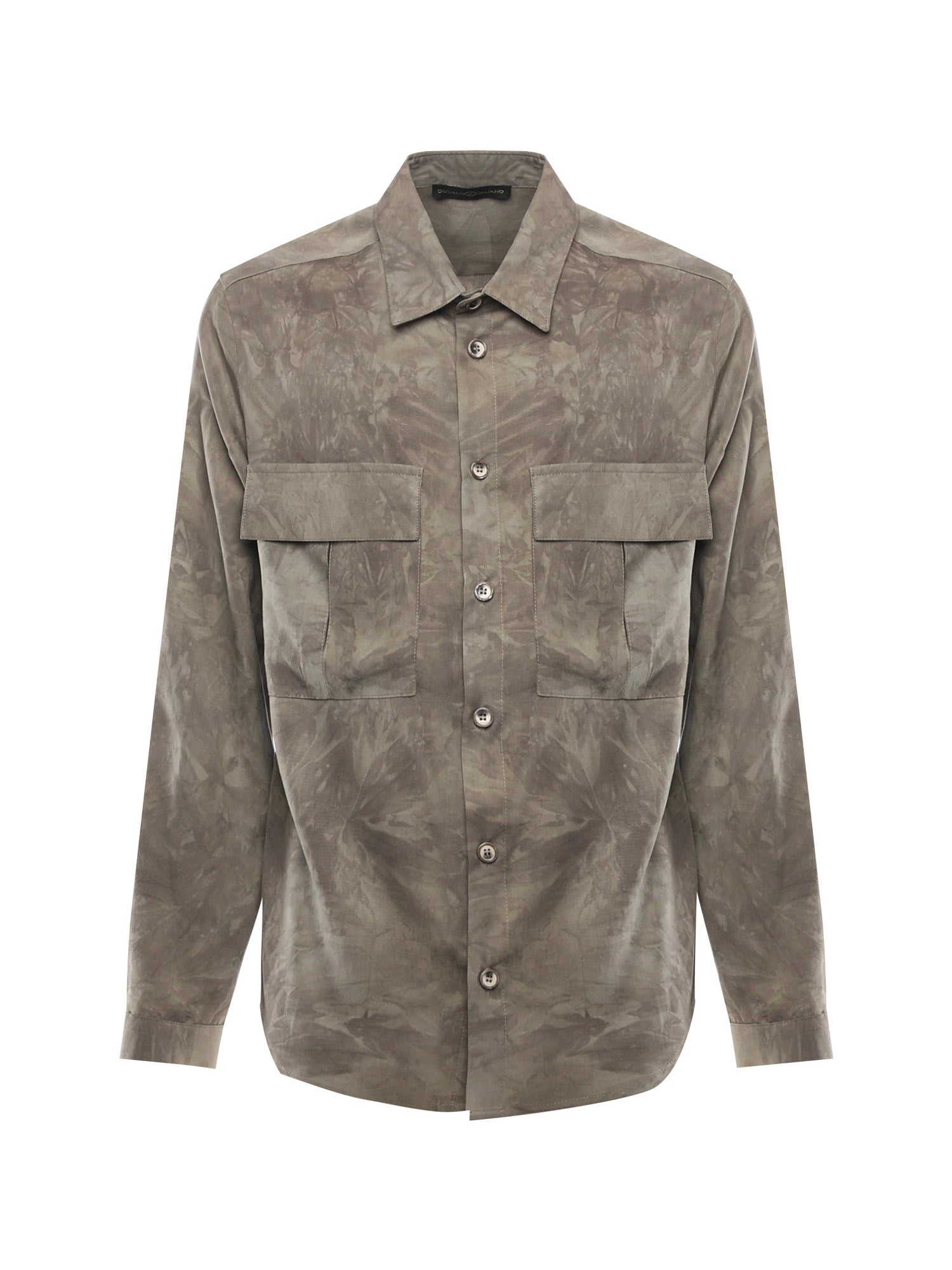 Camicia Kito in viscosa KITO AVORIO GIULIANO GALIANO 