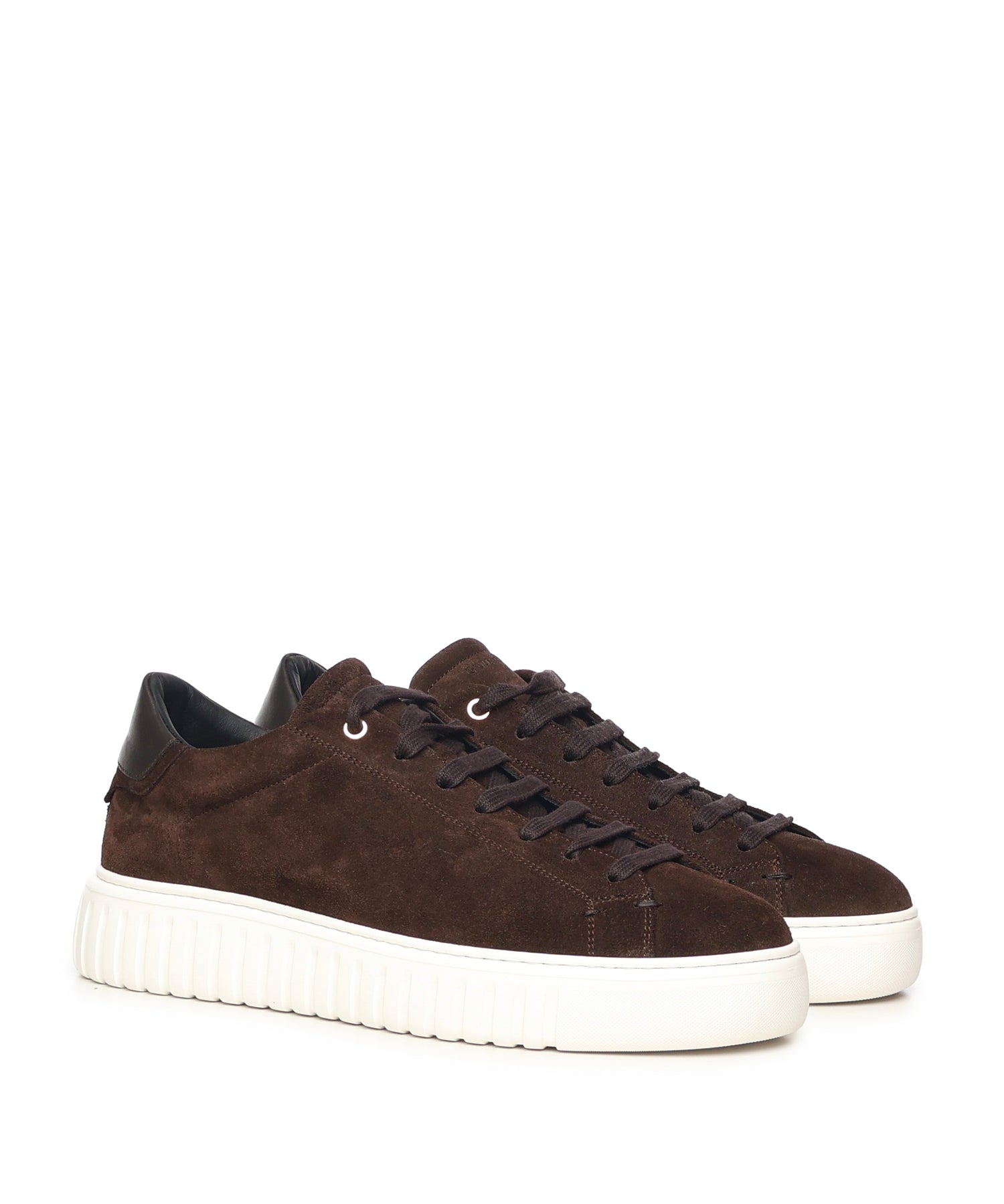 Sneakers Mars in camoscio MARS CAMISCIODARK BROWN GIULIANO GALIANO 