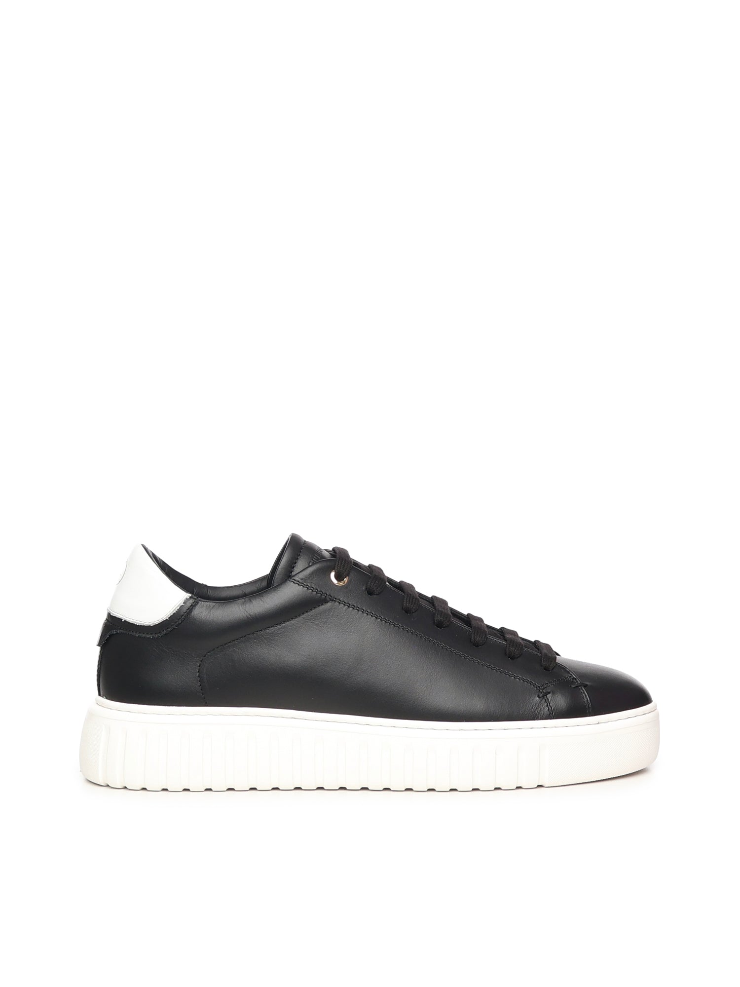 sneakers Mars in pelle MARS NAPPABLACK/WHITE GIULIANO GALIANO 
