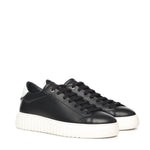 sneakers Mars in pelle MARS NAPPABLACK/WHITE GIULIANO GALIANO 