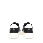 sneakers Mars in pelle MARS NAPPABLACK/WHITE GIULIANO GALIANO 