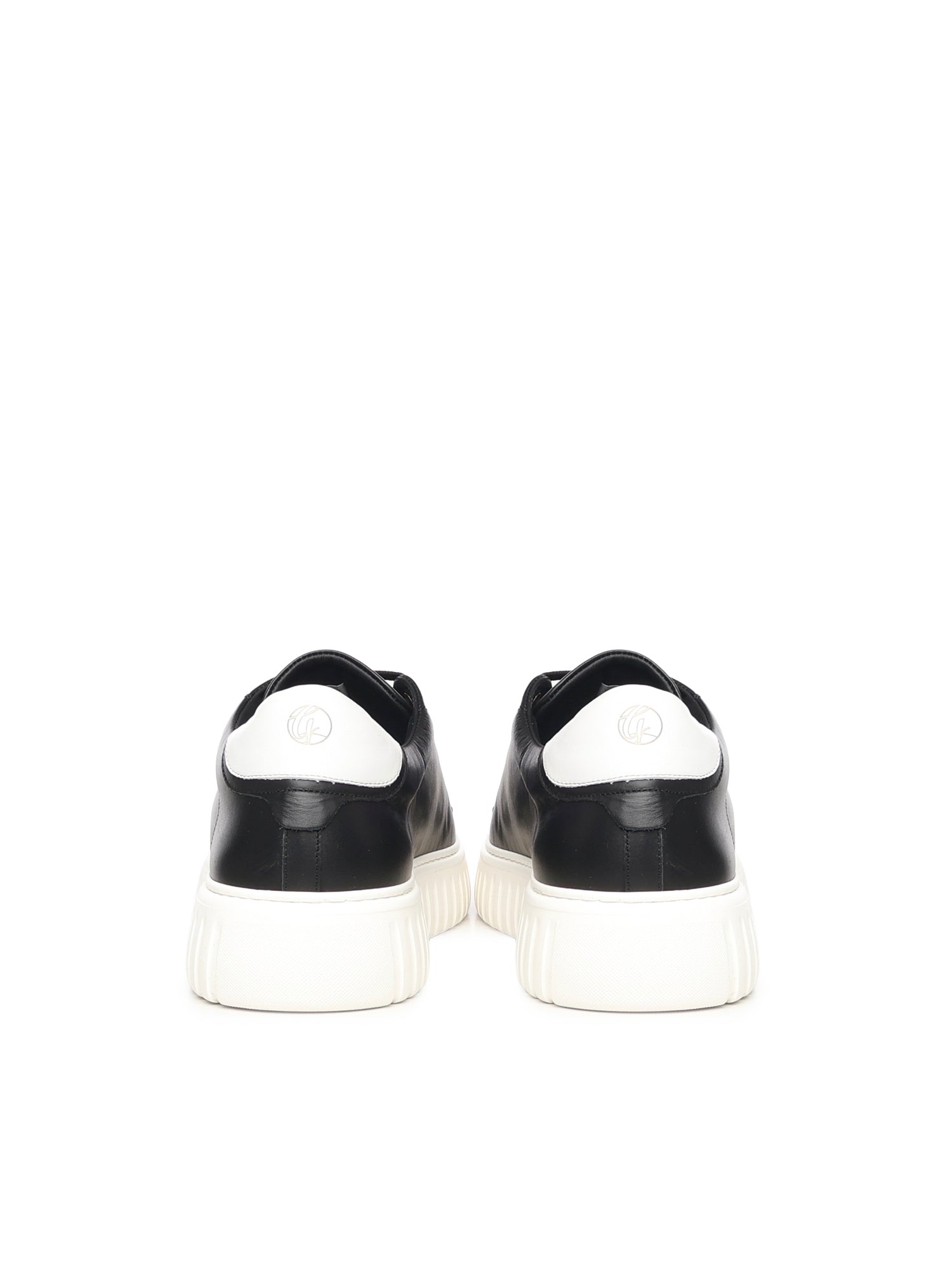 sneakers Mars in pelle MARS NAPPABLACK/WHITE GIULIANO GALIANO 