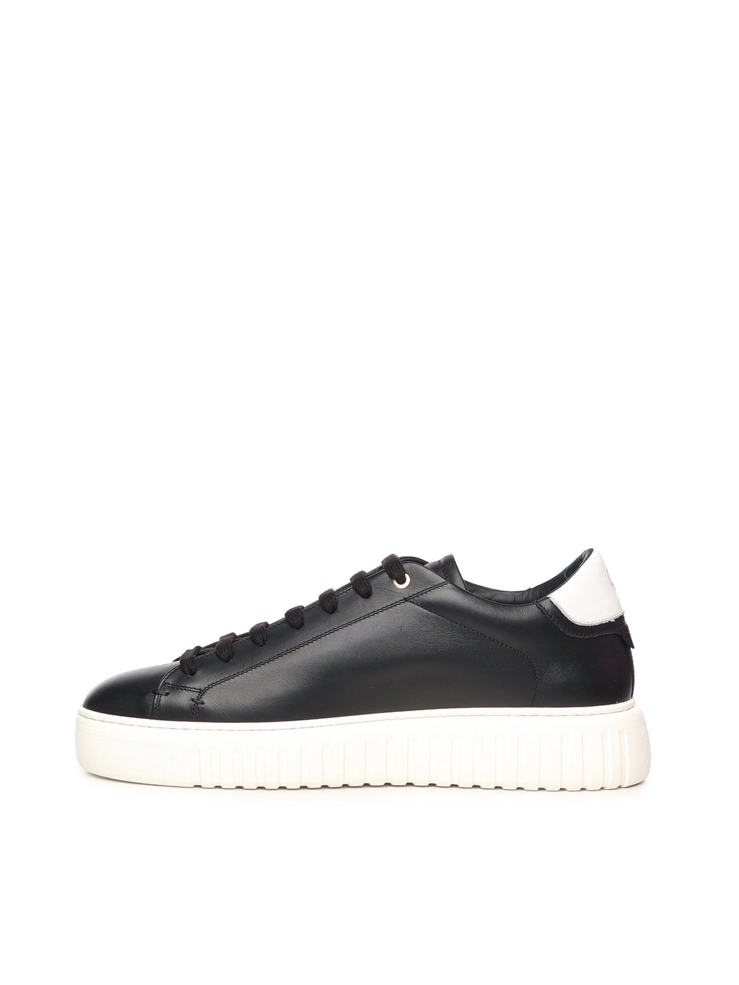 sneakers Mars in pelle MARS NAPPABLACK/WHITE GIULIANO GALIANO 