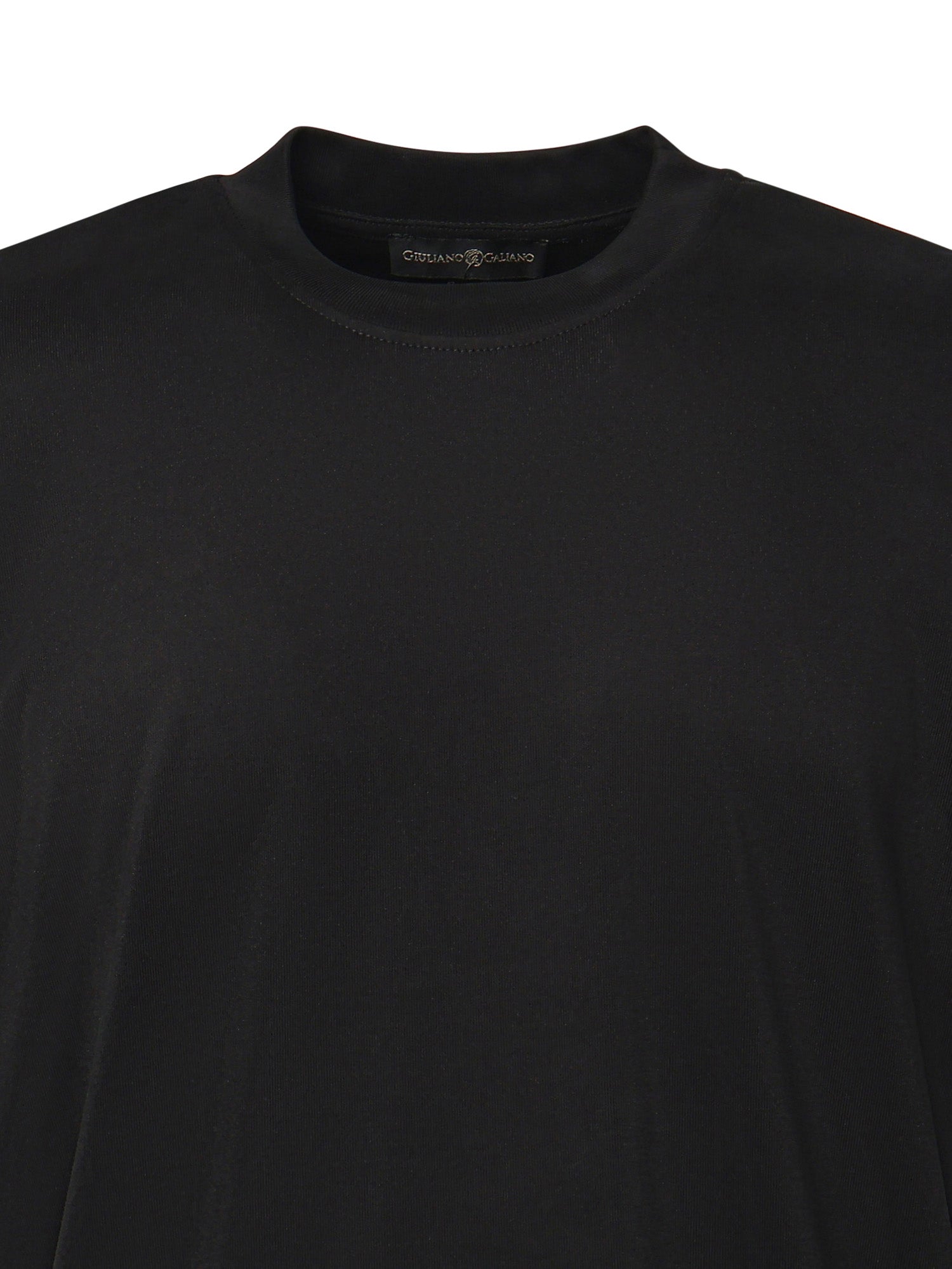 T-shirt Paco in misto viscosa PACO NERO GIULIANO GALIANO 