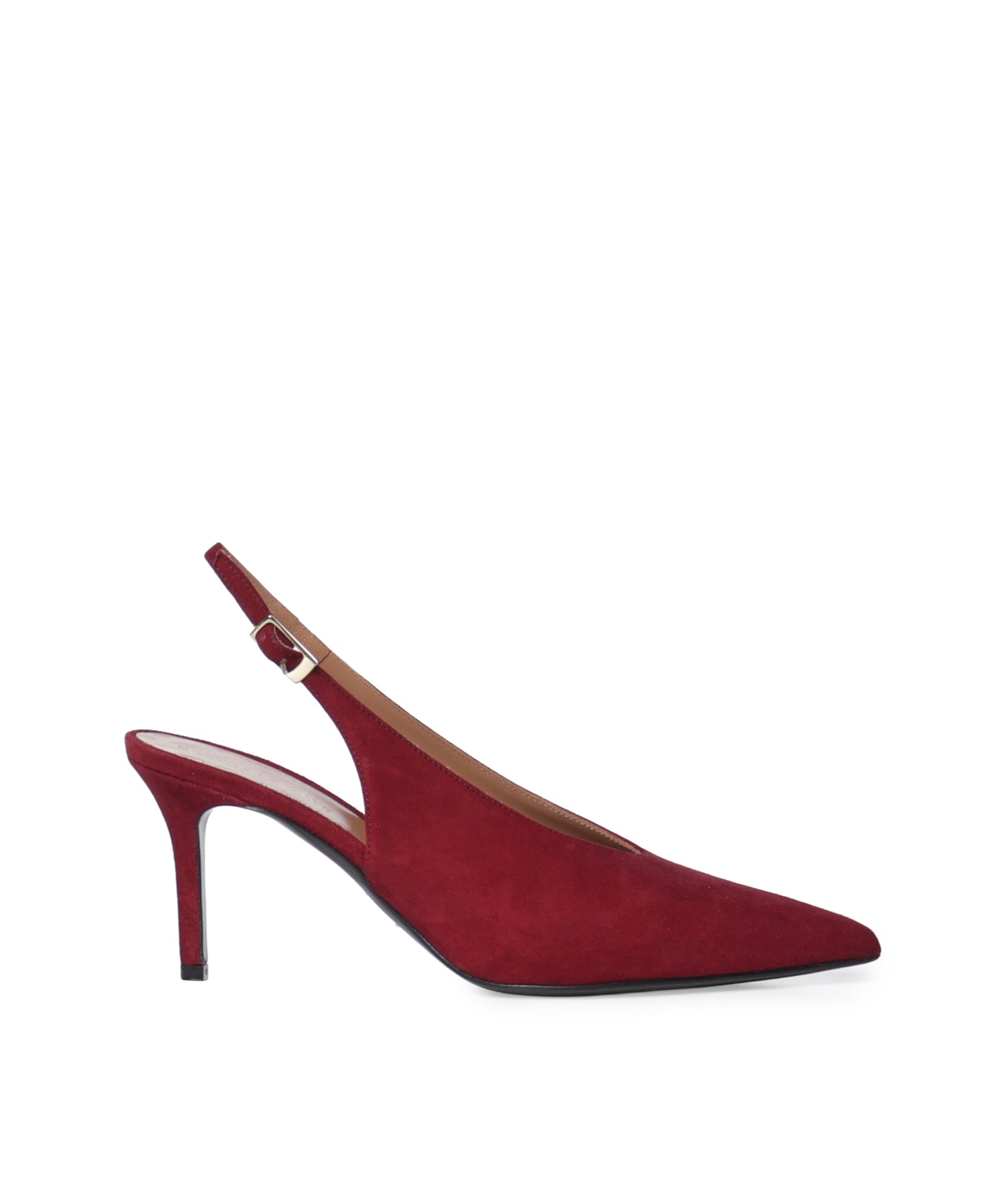 Pumps slingback Tara in camoscio TARA CAMOSCIOBORDEAUX GIULIANO GALIANO 