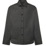 Camicia Tobhias in lana TOBHIAS GRIGIO GIULIANO GALIANO 