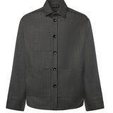 Camicia Tobhias in lana TOBHIAS GRIGIO GIULIANO GALIANO 