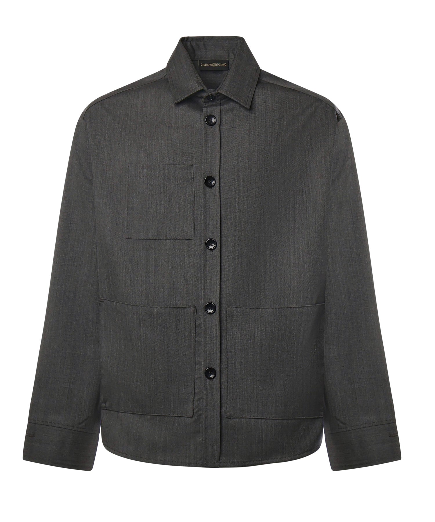 Camicia Tobhias in lana TOBHIAS GRIGIO GIULIANO GALIANO 