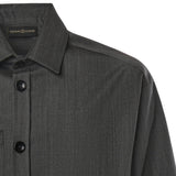 Camicia Tobhias in lana TOBHIAS GRIGIO GIULIANO GALIANO 
