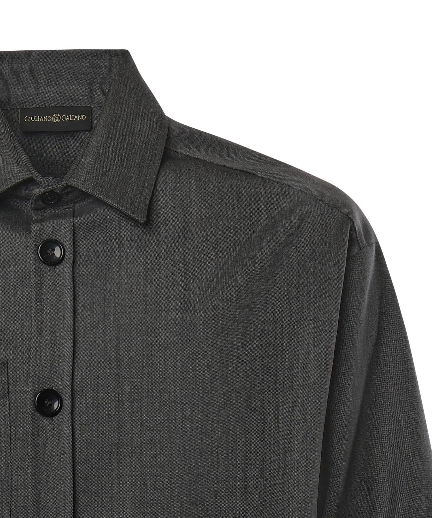 Camicia Tobhias in lana TOBHIAS GRIGIO GIULIANO GALIANO 