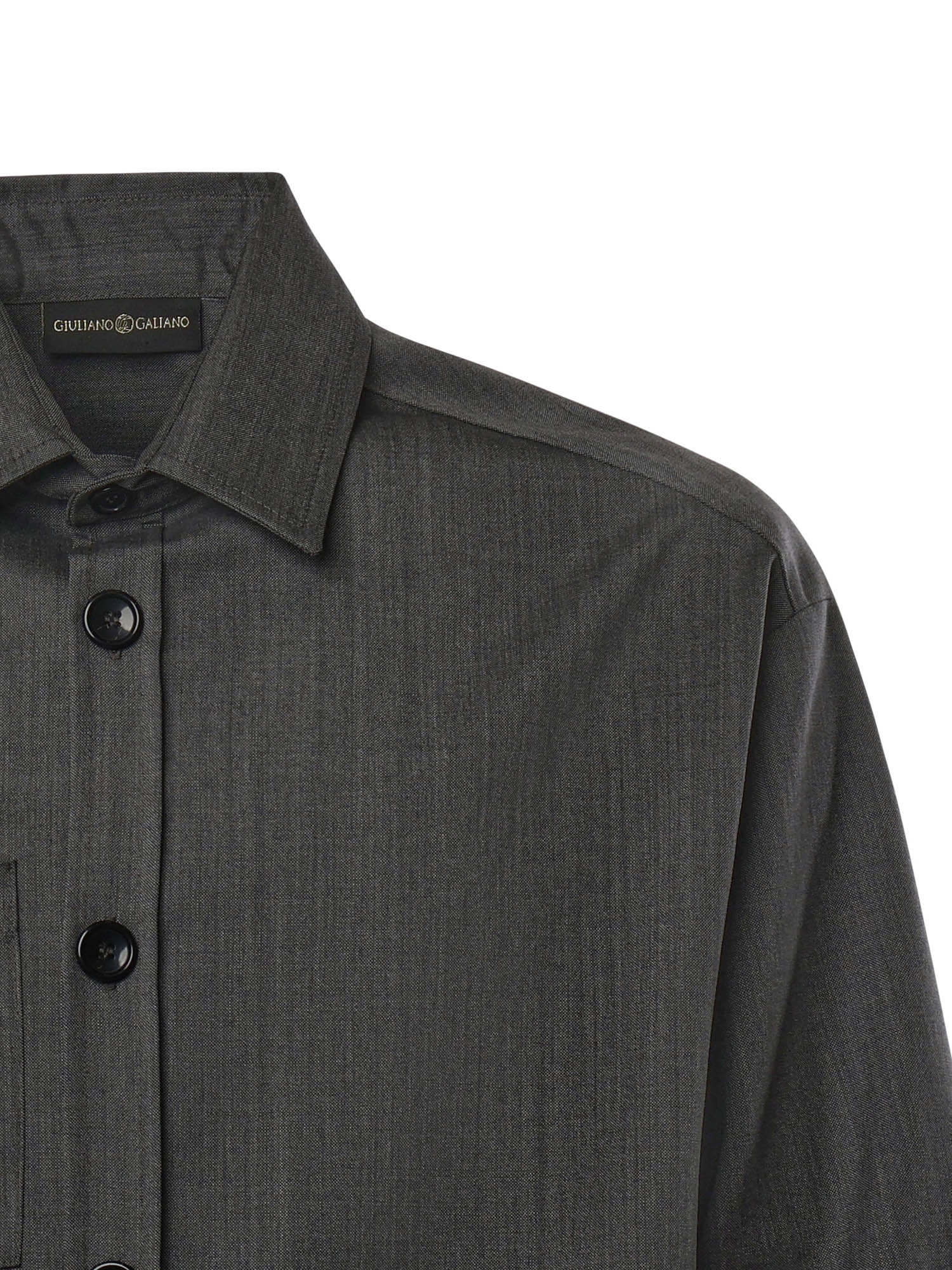 Camicia Tobhias in lana TOBHIAS GRIGIO GIULIANO GALIANO 