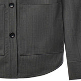 Camicia Tobhias in lana TOBHIAS GRIGIO GIULIANO GALIANO 