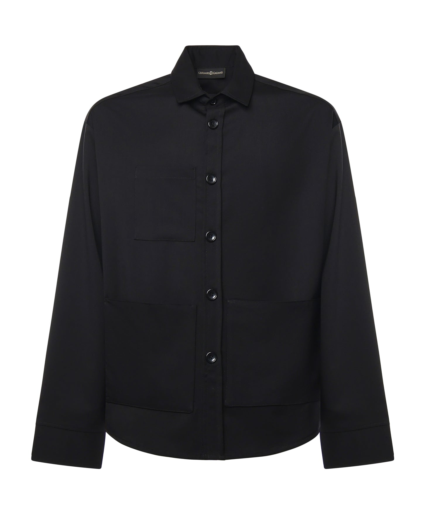 Camicia Tobhias in lana TOBHIAS NERO GIULIANO GALIANO 
