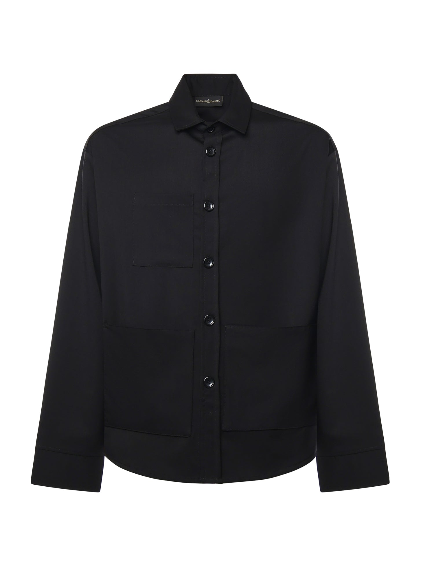 Camicia Tobhias in lana TOBHIAS NERO GIULIANO GALIANO 