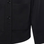 Camicia Tobhias in lana TOBHIAS NERO GIULIANO GALIANO 