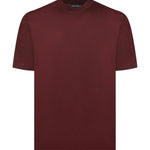 T-shirt Vice in cotone VICE BORDEAUX GIULIANO GALIANO 
