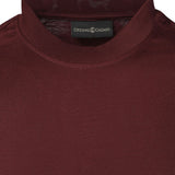 T-shirt Vice in cotone VICE BORDEAUX GIULIANO GALIANO 