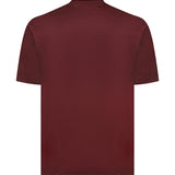 T-shirt Vice in cotone VICE BORDEAUX GIULIANO GALIANO 