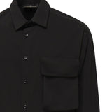 Camicia Wolf con tasca sul petto WOLF -NERO GIULIANO GALIANO 