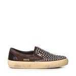 Slip-on Vce in suede con borchie GMF00306 F000876355381 GOLDEN GOOSE 