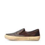 Slip-on Vce in suede con borchie GMF00306 F000876355381 GOLDEN GOOSE 
