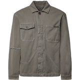 Overshirt in twill di cotone GMP02753 P00261335306 GOLDEN GOOSE 