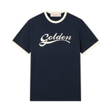 T-shirt con stampa in cotone GMP02761 P00262483134 GOLDEN GOOSE 