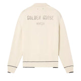 Polo in misto cotone con logo GMP02822 P00267411560 GOLDEN GOOSE 