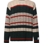 Pullover a righe in misto alpaca GMP02833 P00267182748 GOLDEN GOOSE 