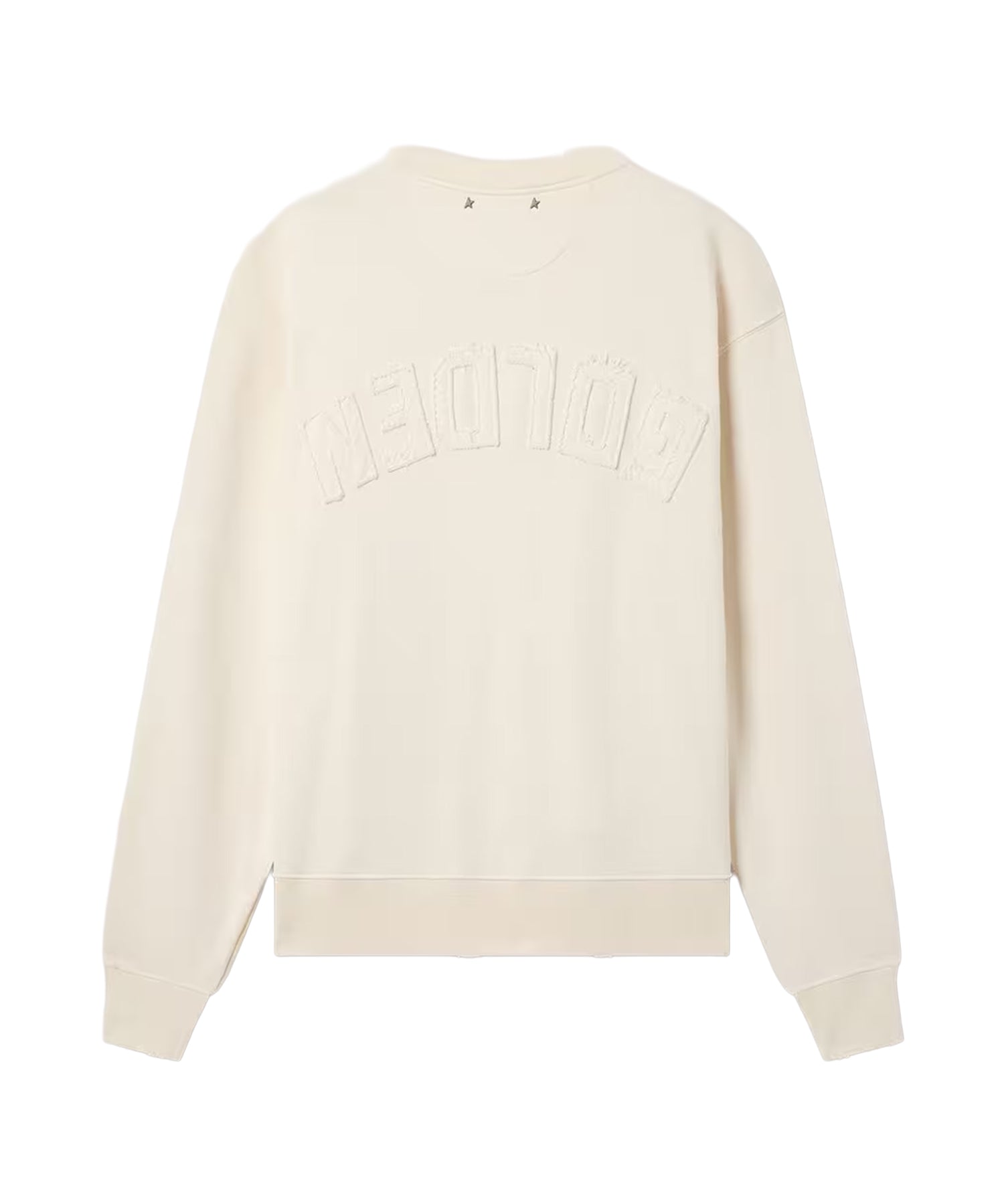 Felpa in cotone con logo GUP01872 P00157911560 GOLDEN GOOSE 